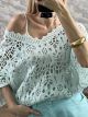 TwoPieces Crochet Top/Veraman