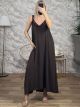 Plus Size Lingerie Maxi Dress/Chocolat