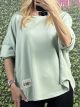 Viscose Label Sweatshirt/Mint