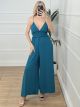 Openlegs Jumpsuit/Petrol