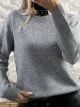 Strass RN Sweater-8049/Grey