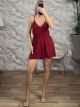 Classic Cups Playsuit/Wine Red