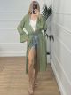 Cabbana Sleeve Kimono/Khaki