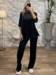 Velvet RN Set-3115/Black