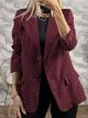 Σακάκι Oversized Strass/Red