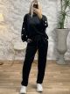 Velvet Buttons Set-25059/Black