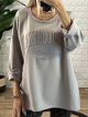 Viscose BROOKLYN Sweatshirt/Taupe