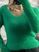 Mohair Ve Top-9571/Green