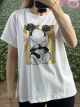WOW Mickey&Strass T-Shirt/Metallic Gold