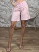 Strassed Long Shorts-6577/Pink