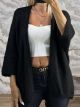 SuperSoft Knitted Cardigan-5021/Black