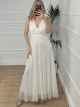 Maxi Tulle Dress/White