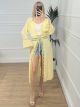 Cabbana Sleeve Kimono/Yellow