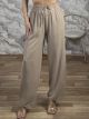 Cotton&Linen Pants-5966/Beige