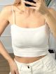 Cups Soft Elastic Top/White