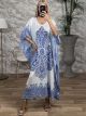 Oversized Rayon Dress-4003/Blue Royal