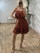 Ruffles Mini Dress-2990/Ecai