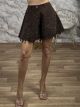 Soft Rhinestones Denim Shorts/Chocolat
