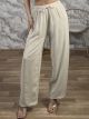 Cotton&Linen Pants-5966/Vanilla