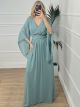 Big Sleeves Maxi Dress/Mint