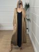Net Maxi Kimono/Gold
