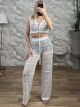 Beach Knitted Set-0011/White
