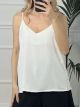 Casual Ve Top/White