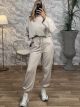 Sweatpants Strassed Set-5023/Beige