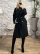 Cross Belt Coat/Black