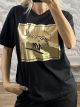 GO ALL IN Cotton T-shirt/Black