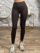 HighWaist Leggings-390/Dark Chocolat