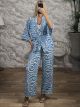 Silk Kimono&Pants Set-550/Ciel