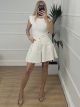 Soft Denim Shorts/White