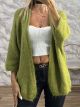 SuperSoft Knitted Cardigan-5021/Lime