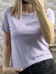 Cotton Mono T-Shirt CrewNeck/Lila
