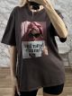 Better Late Oversized T-Shirt/Chocolat