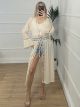 Cabbana Sleeve Kimono/Beige