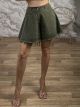 Soft Rhinestones Denim Shorts/Khaki