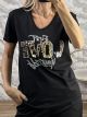 FIRST LOVE Cotton T-shirt/Black