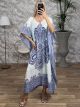 Oversized Rayon Dress-4003/Navy Blue