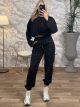Sweatpants Strassed Set-5023/Black