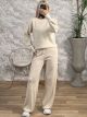 Strass Knitted Set-2552/Vanilla