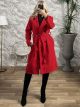 Cross Belt Coat/Red