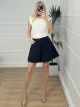 Soft Denim Shorts/Black
