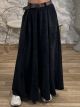 Super Wide Leg Cord Pants/Black