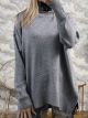 Soft Oversized Sweater-8033/Grey