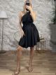 Polymorphic Mini Dress/Black