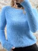 Mohair Top-851/Ciel