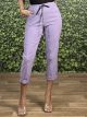 Elastic Pants Drawstring SS/Lilac