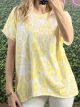 T-shirt Leo Print/Yellow